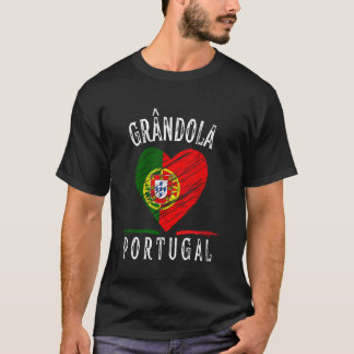 T-shirt Drapeau du Portugal Cœur Ville de Grândola