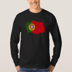 T-shirt Drapeau du Portugal Drapeau du pays grunge Portuga