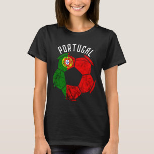 T-shirt Drapeau du Portugal Fierté portugaise Footballeur