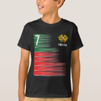 Drapeau du Portugal Numéro 7 Fan de football Homme