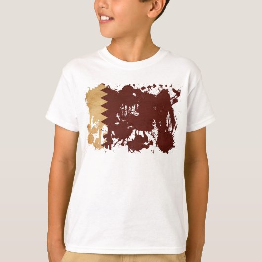 T-shirt Drapeau du Qatar (Devant)