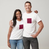 T-shirt Drapeau du Qatar (Unisexe)