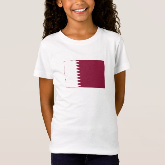 T-Shirt Drapeau du Qatar (Devant)