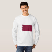 T-shirt Drapeau du Qatar (Devant entier)