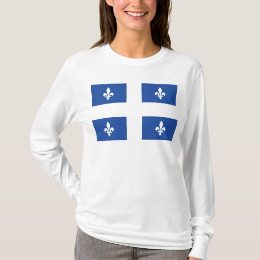 T-shirt Drapeau du Québec (Devant)