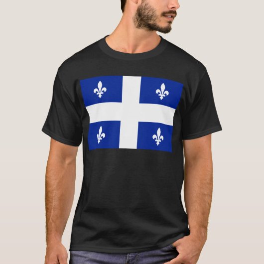 T-shirt Drapeau du Québec (Devant)