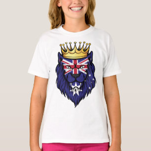 T-shirt Drapeau du roi Lion Australie