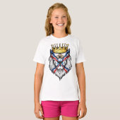 T-shirt Drapeau du roi lion d'Assyrie (Devant entier)
