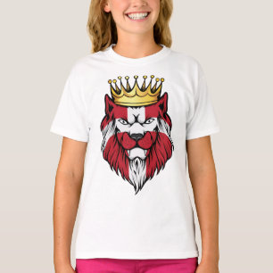 T-shirt Drapeau du roi Lion du Danemark