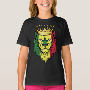 T-shirt Drapeau du roi Lion Sénégal