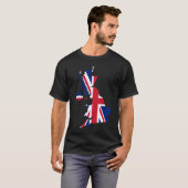 T-shirt Drapeau du Royaume-Uni Union Jack (Devant entier)