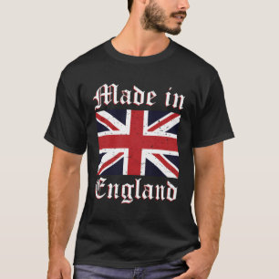 T-shirt Drapeau Du Royaume-Uni Union Jack Fait En Angleter