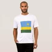 T-shirt Drapeau du Rwanda (Devant entier)