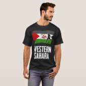T-shirt Drapeau du Sahara occidental Jersey Polisario Socc (Devant entier)