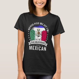 T-shirt Drapeau du Salvador Mexique Cultivé Humour Fierté 