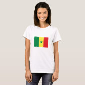 T-shirt Drapeau du Sénégal (Devant entier)