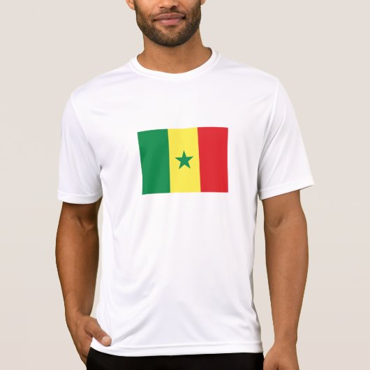 T-shirt Drapeau du Sénégal (Devant)