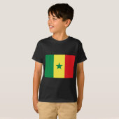 T-shirt Drapeau du Sénégal (Devant entier)