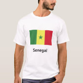 T-shirt Drapeau du Sénégal (Devant)