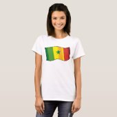 T-shirt Drapeau du Sénégal (Devant entier)