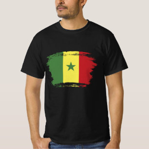 T-shirt drapeau du Sénégal