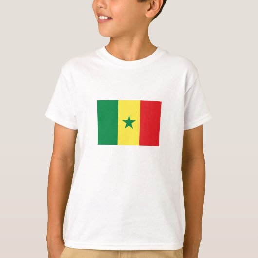 T-shirt Drapeau du Sénégal (Devant)