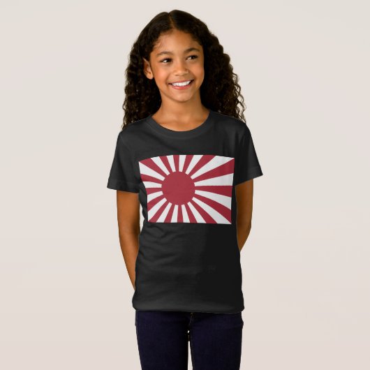T-Shirt Drapeau du soleil levant impérial du Japon, Edo à  (Devant entier)