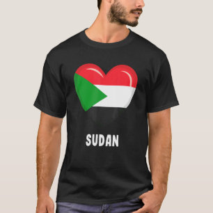 T-shirt Drapeau du Soudan