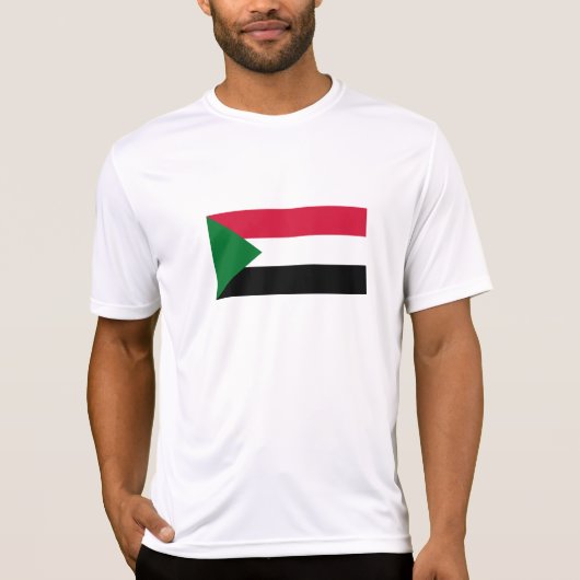 T-shirt Drapeau du Soudan (Devant)