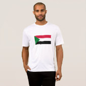T-shirt Drapeau du Soudan (Devant entier)