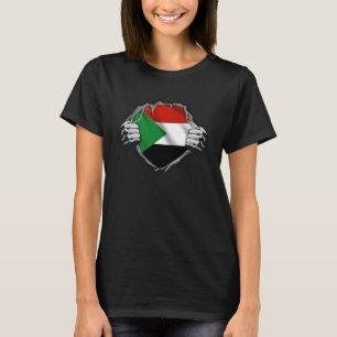 T-shirt Drapeau du Soudan