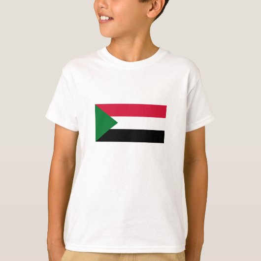 T-shirt Drapeau du Soudan (Devant)