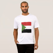 T-shirt drapeau du Soudan (Devant entier)