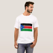 T-shirt Drapeau du Soudan du Sud (Devant entier)