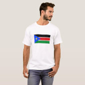 T-shirt Drapeau du Soudan du Sud (Devant entier)