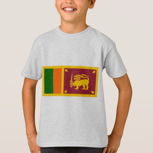 T-shirt Drapeau du Sri Lanka (Devant)