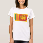 T-shirt Drapeau du Sri Lanka (Devant)