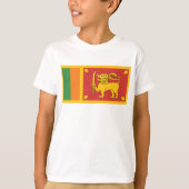 T-shirt Drapeau du Sri Lanka (Devant)