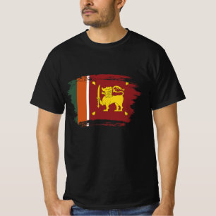 T-shirt Drapeau du Sri Lanka