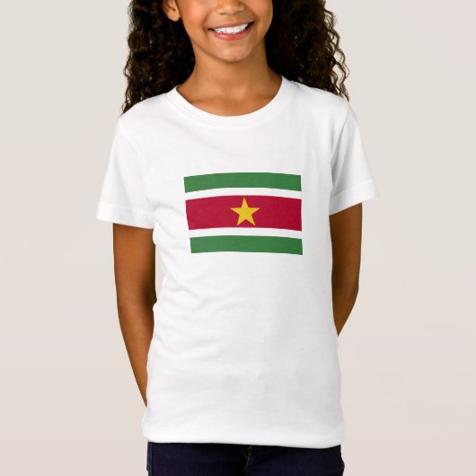 T-Shirt Drapeau du Suriname (Devant)