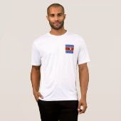 T-shirt drapeau du Swaziland (Devant entier)