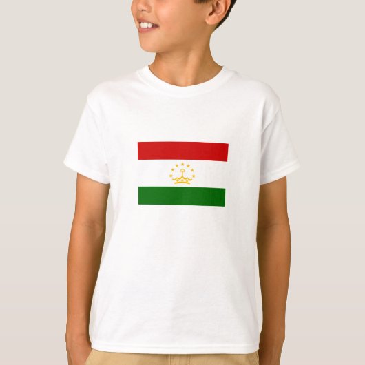 T-shirt Drapeau du Tadjikistan (Devant)