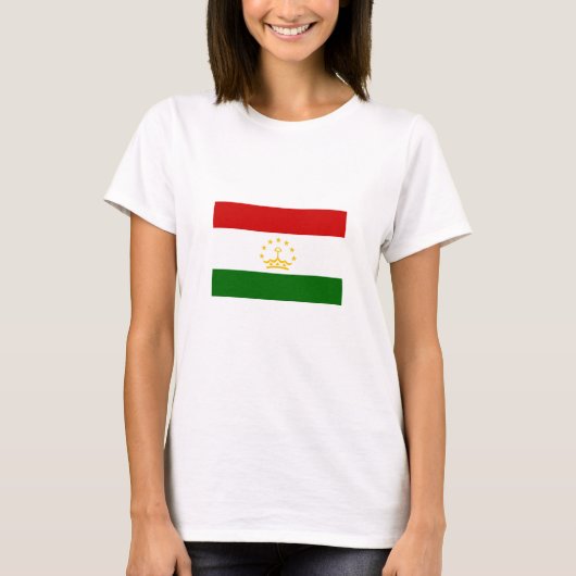 T-shirt Drapeau du Tadjikistan (Devant)