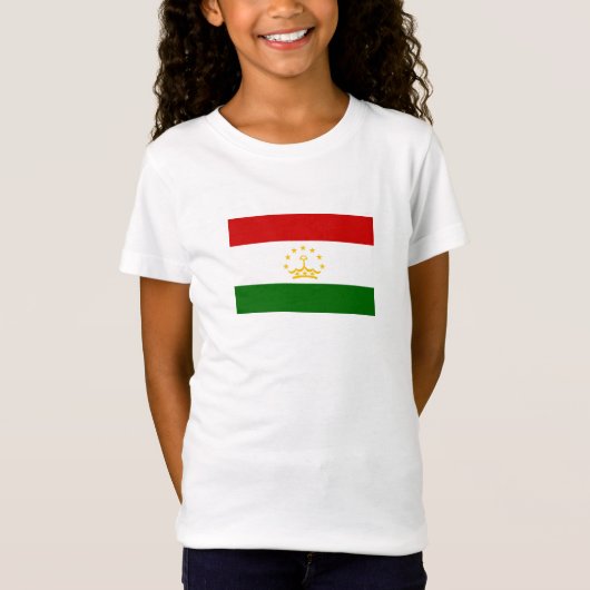T-Shirt Drapeau du Tadjikistan (Devant)