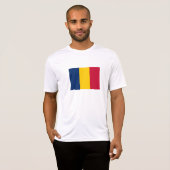 T-shirt Drapeau du Tchad (Devant entier)