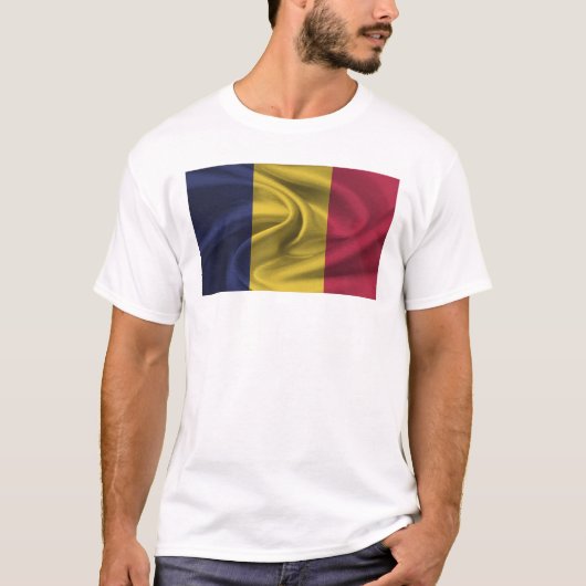 T-shirt Drapeau Du Tchad (Devant)