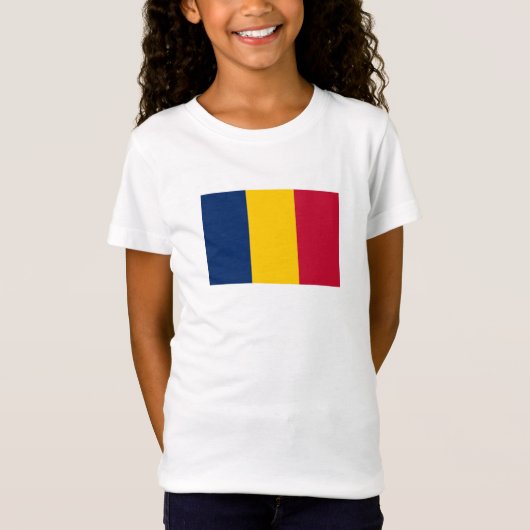 T-Shirt Drapeau du Tchad (Devant)