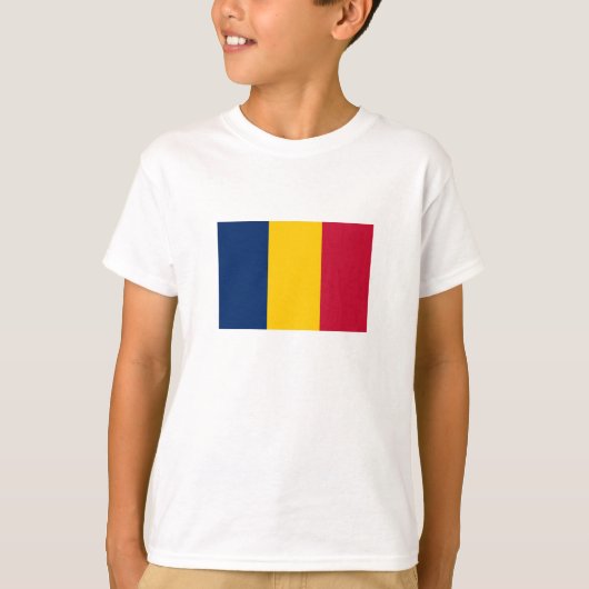T-shirt Drapeau du Tchad (Devant)
