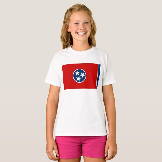 T-shirt Drapeau du Tennessee (Devant entier)