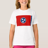 T-shirt Drapeau du Tennessee (Devant)